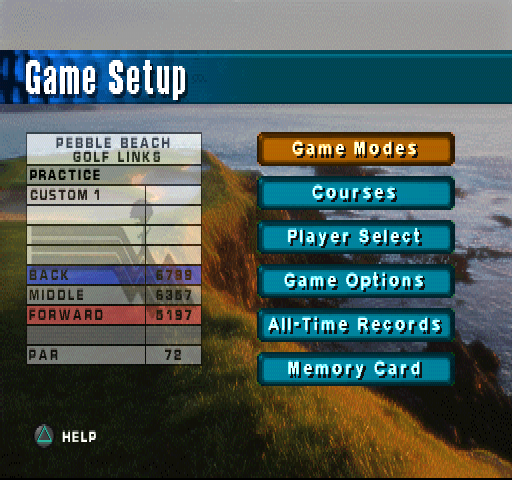 PGA Tour 98 screenshot 3 for Playstation